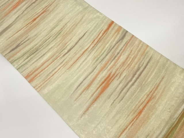 JAPANESE FUKURO OBI / WOVEN ABSTRACT STRIPE